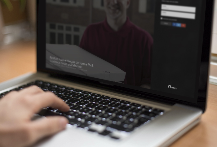 Tela de Login Painel Administrativo Desktop