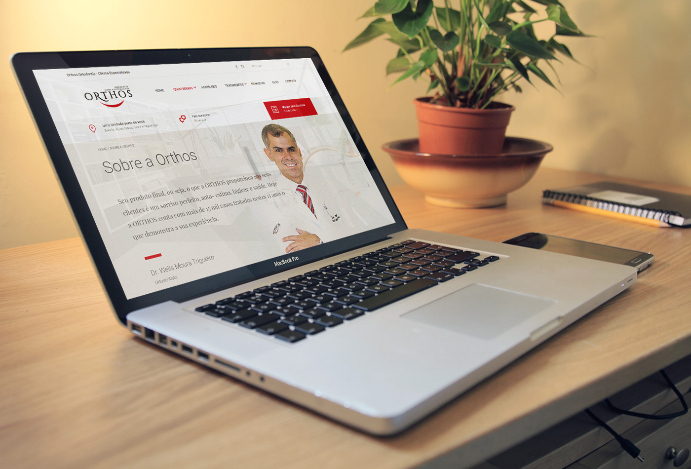 Orthos Online Odontologia Site em Wordpress